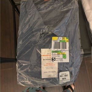 Van Heusen Navy Stretch Shirt